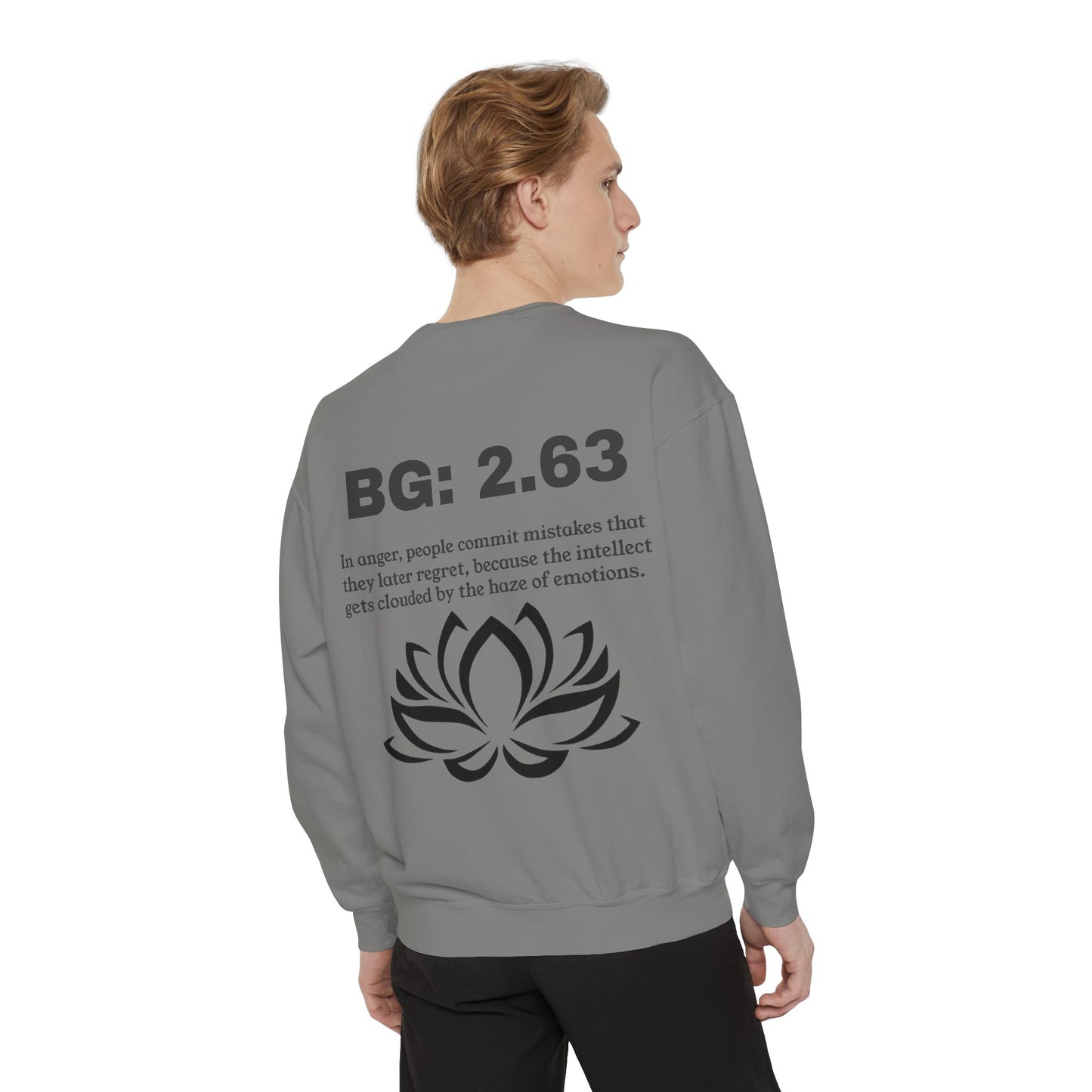 Rasa BG Verse 2.63 Sweatshirt with Lotus Flower