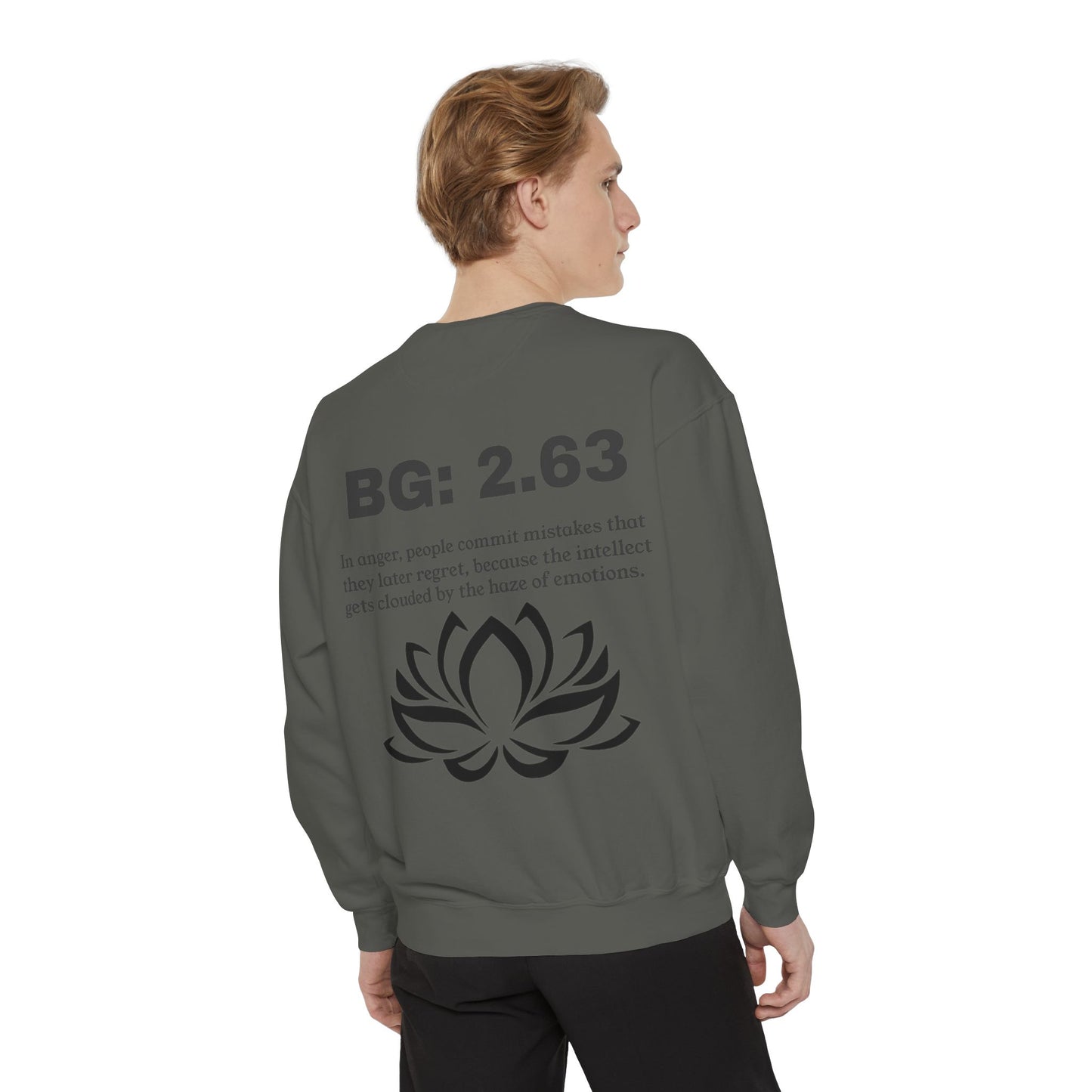 Rasa BG Verse 2.63 Sweatshirt with Lotus Flower