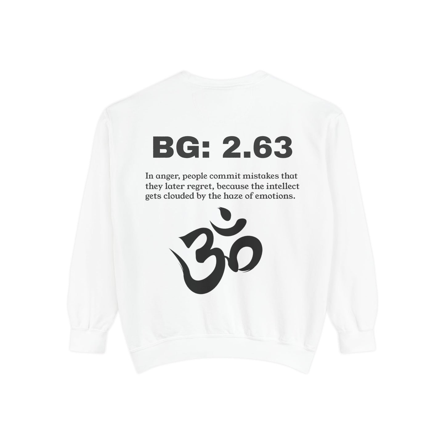 Rasa BG Verse 2.63 Sweatshirt with Om