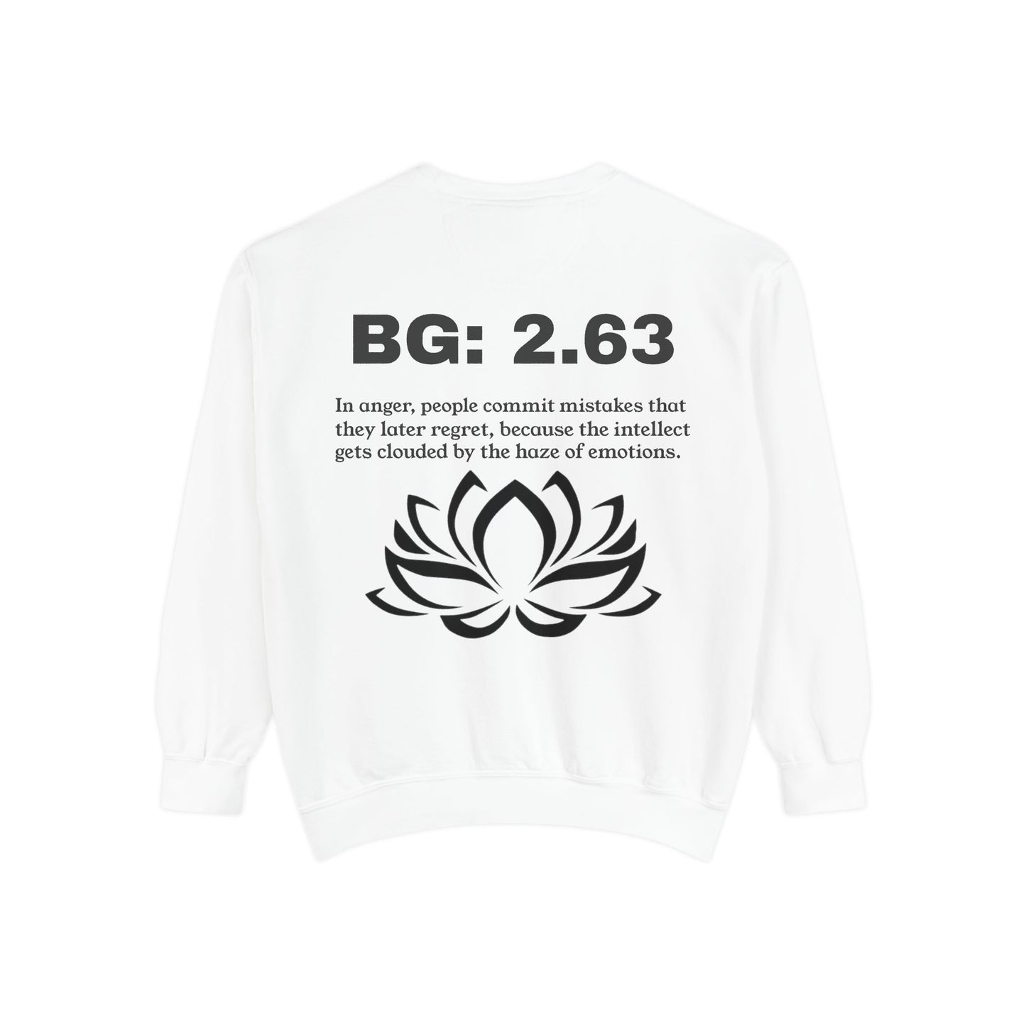 Rasa BG Verse 2.63 Sweatshirt with Lotus Flower
