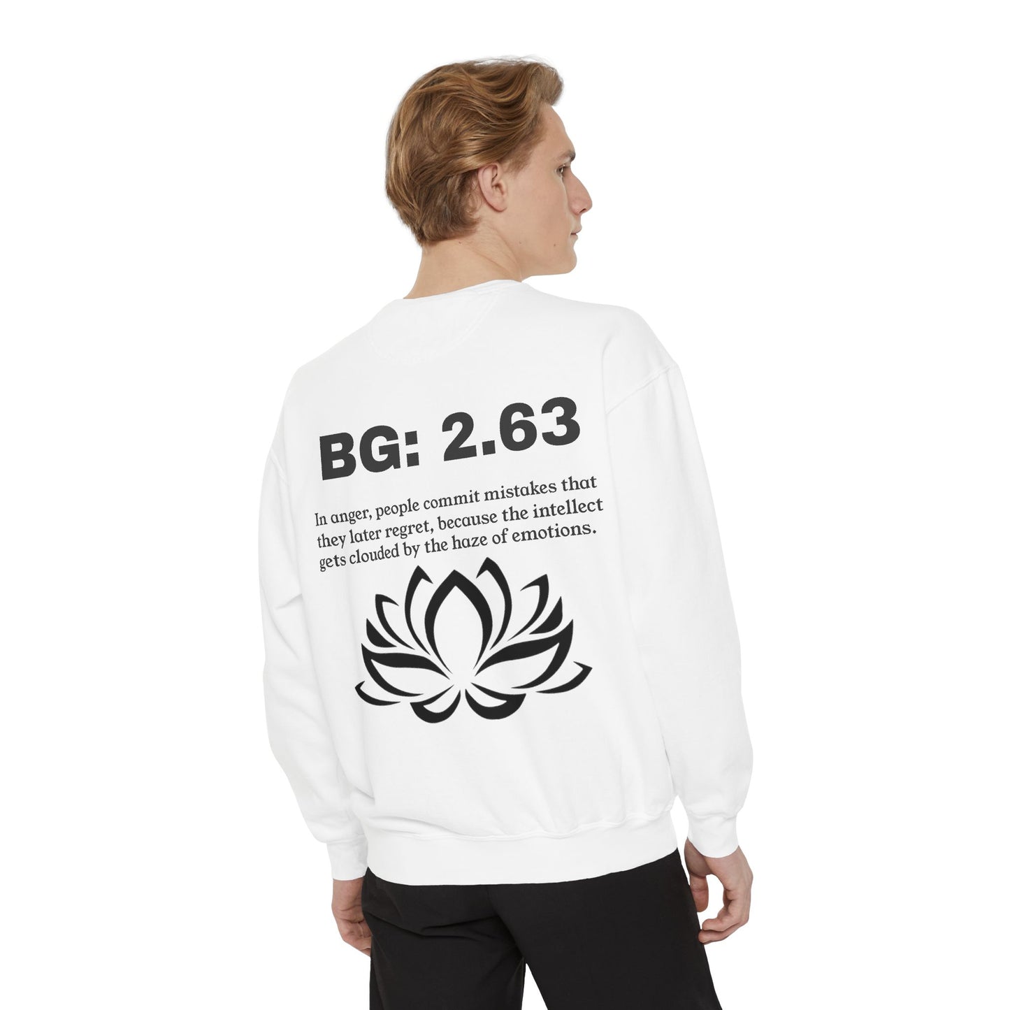 Rasa BG Verse 2.63 Sweatshirt with Lotus Flower
