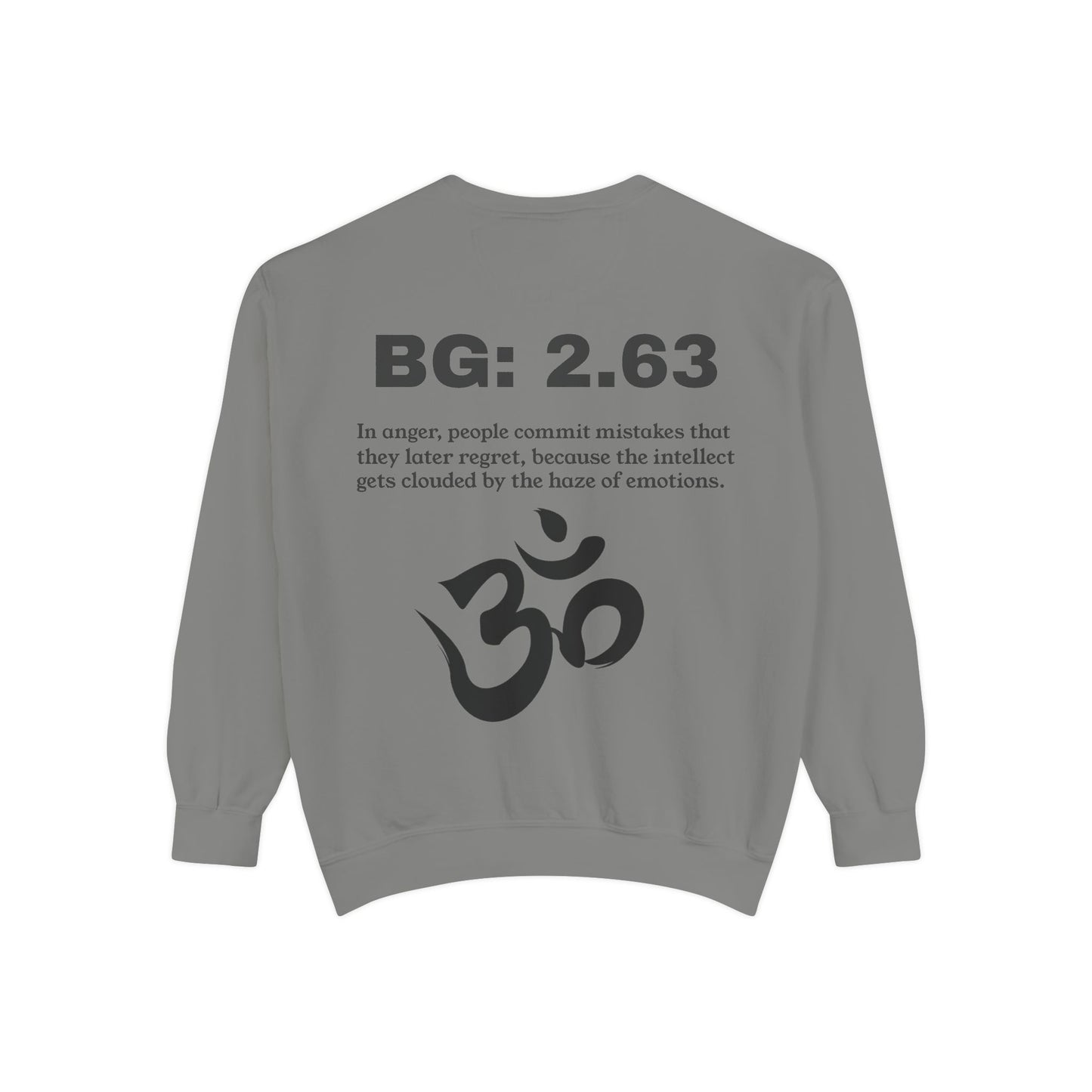 Rasa BG Verse 2.63 Sweatshirt with Om